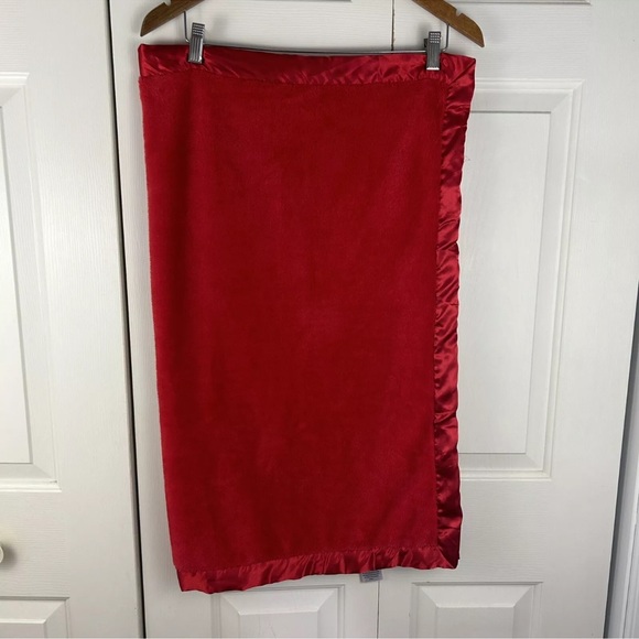 Baby Essentials Santa Claus Reindeer Baby Blanket Red...